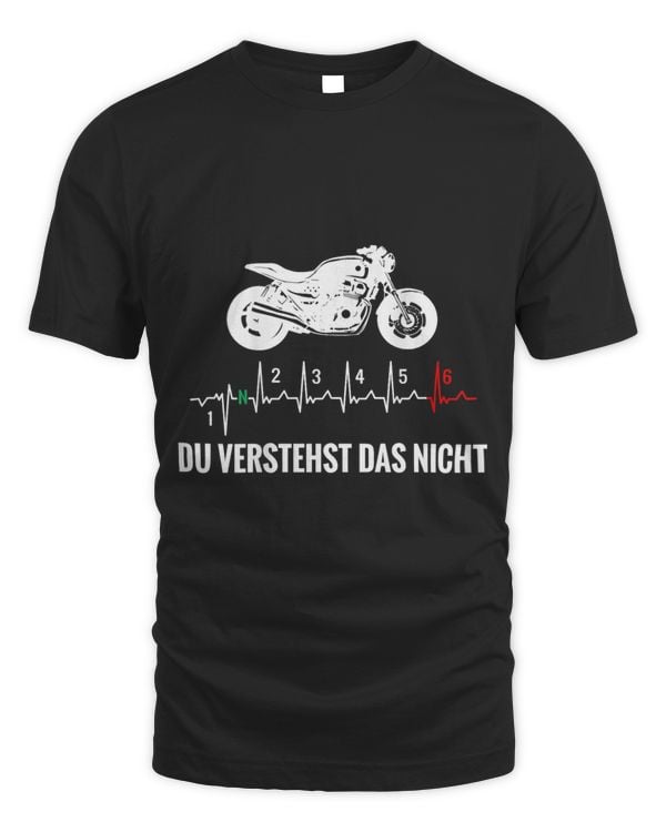 Backprint You understand the not motorcycle silhouette ECG