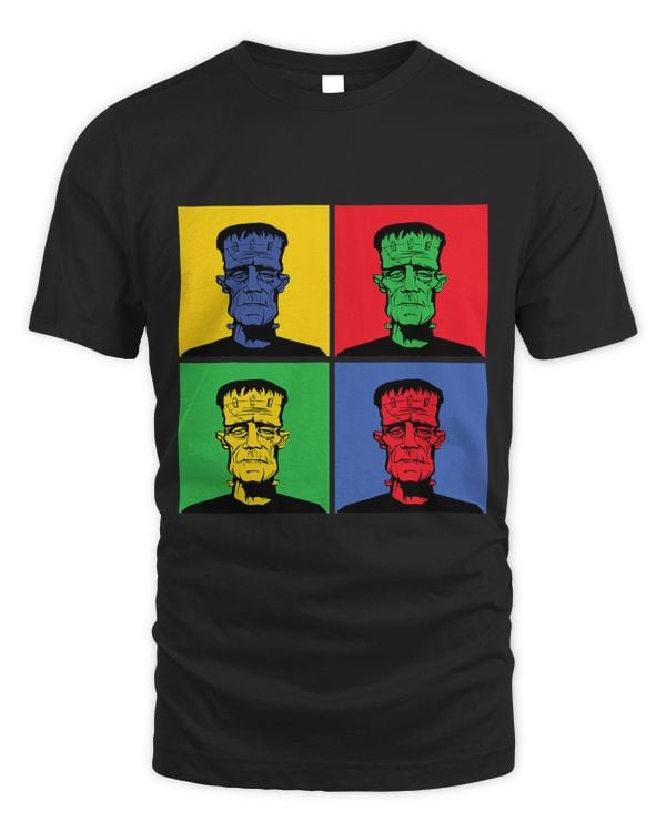 Frankenstein Vintage Retro Pop Art For Halloween
