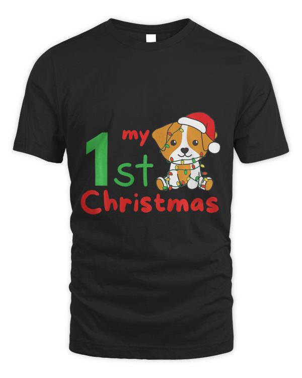Kids Jack Russell My 1st Christmas Dog Baby Christmas 3