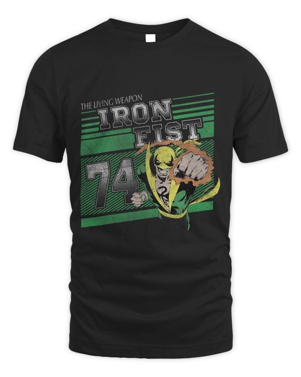Marvel Iron Fist Punch Out Classic Retro 74 Moto