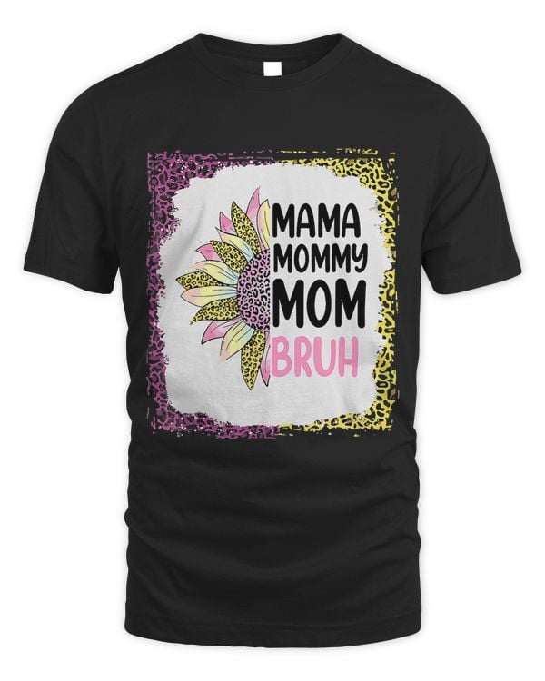leopard flower Mama Mommy Mom Bruh Mothers Day