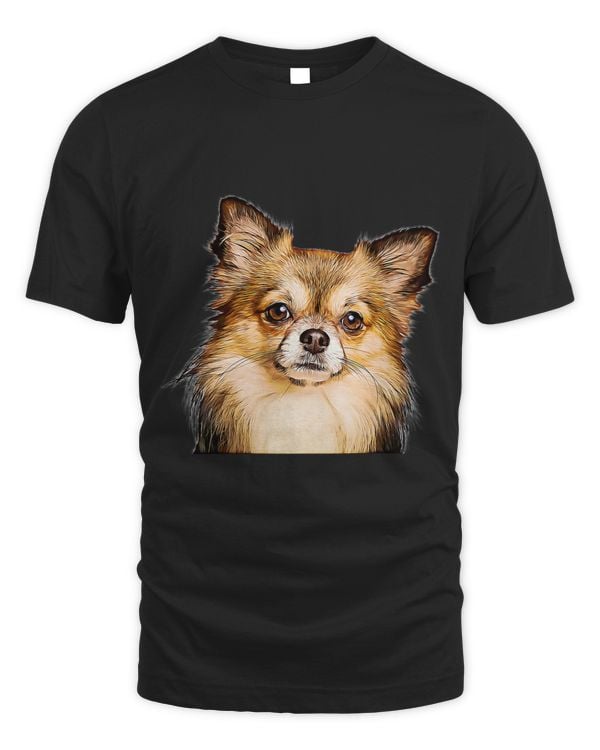 Cute Dog Design for Dog Mom Oil Paint Filter Dog Lover