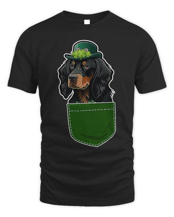 Gordon Setter St Patricks Day Dog Lover Pocket