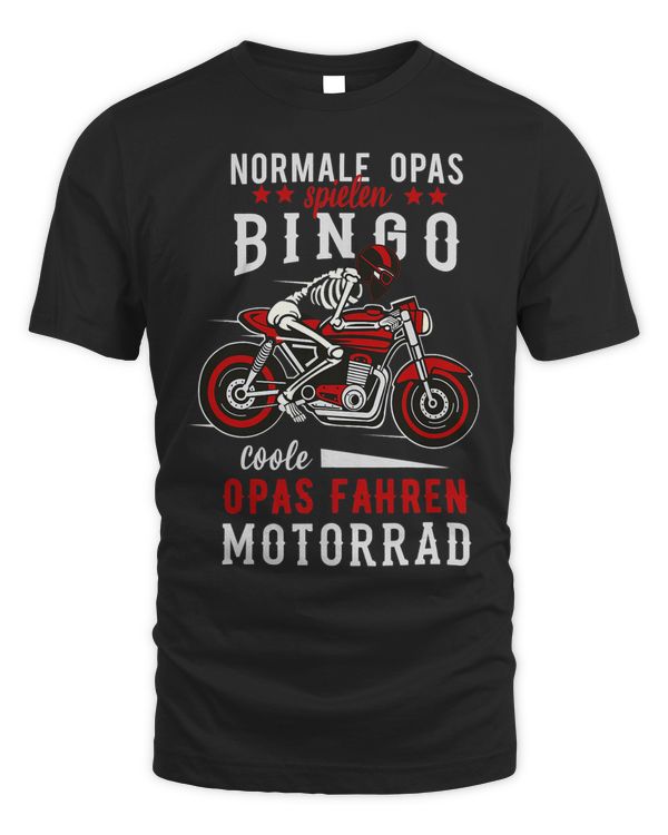 Mens Motorcycle Pensioner Saying Motorcycle Rider Grandpa Gift