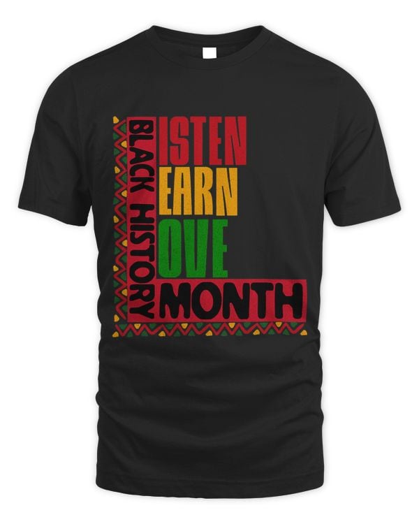 Listen Learn Love African American Teach Black History Month