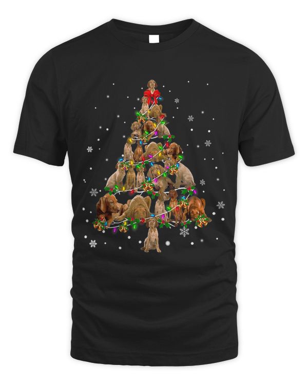 Cute Wirehaired Vizsla dog Christmas Tree gift decor Xmas