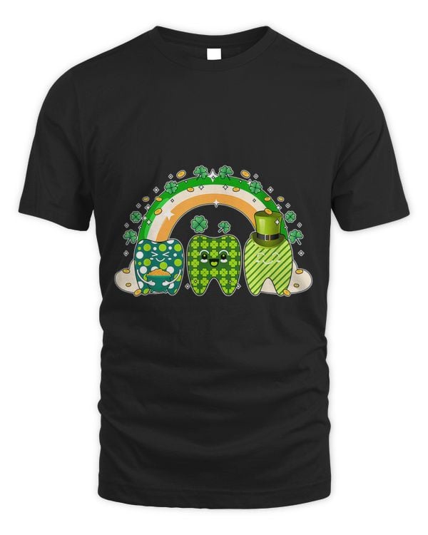 Dentist St Patrick Love Tooth Hat Rainbow Irish Shamrock