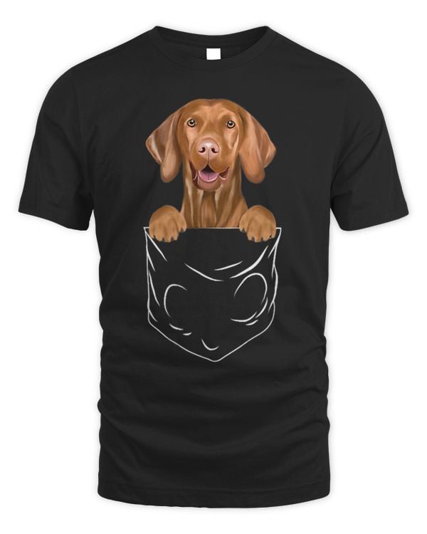 Dog In Pocket Vizsla Funny Dog Lover