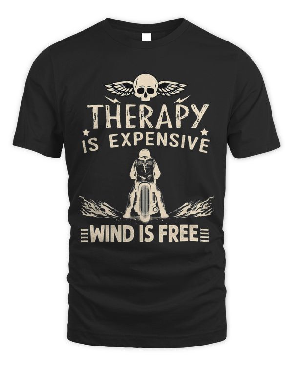 Funny Motorcycle Rider Therapy Shirt Men Women Bikers Riders