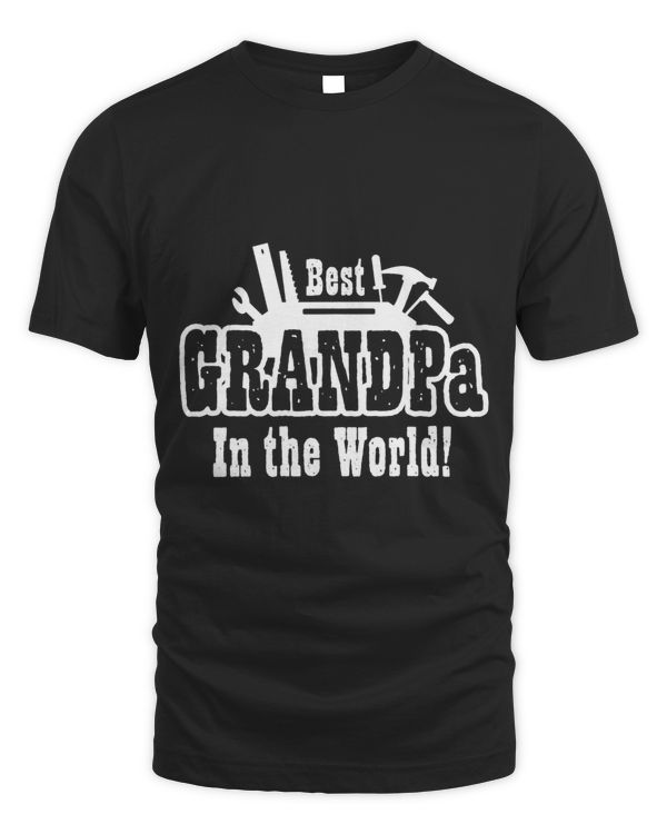 Mens Funny Tool Box Carpenter Best Grandpa Fathers Day