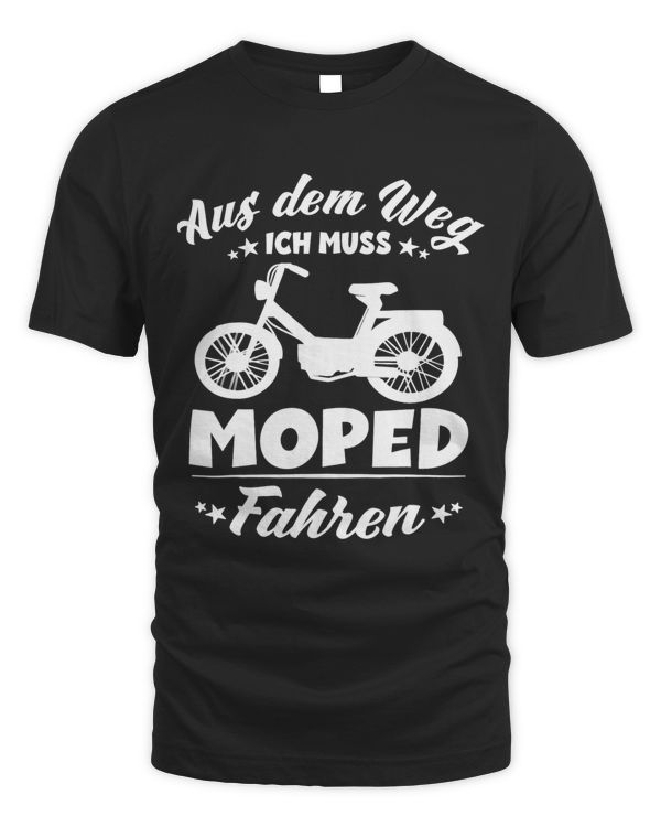 Aus dem Weg Ich muss Moped Fahren two stroke motorcycle moped