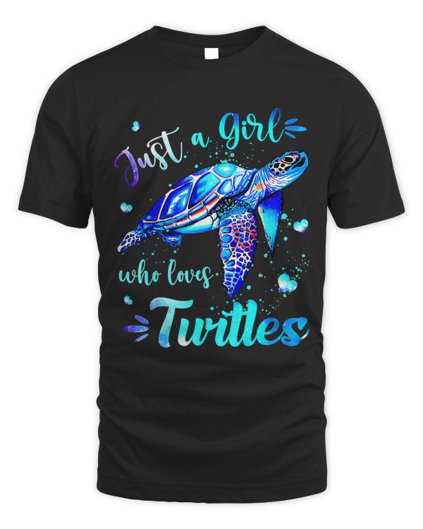 Just a Girl Who Loves Turtles Tie Dye Turtle Lover Copy