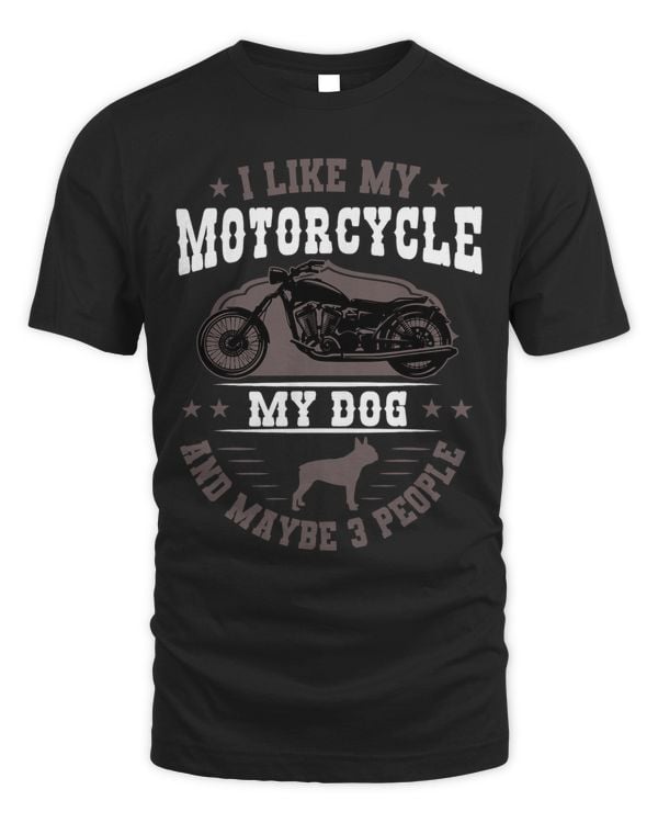 Boston Terrier Introvert Motorcycle Lover American Gentleman