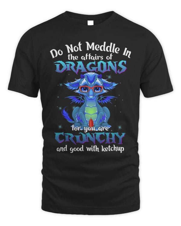 Funny Dragon Saying Do Not Meddle in the Affairs of Dragons