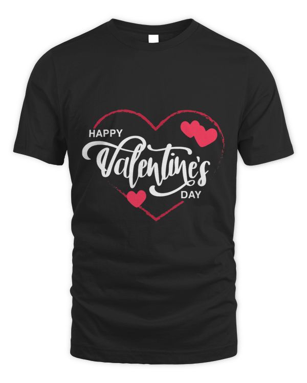 Cute Happy Valentines Day Heart Design Romantic Men Women