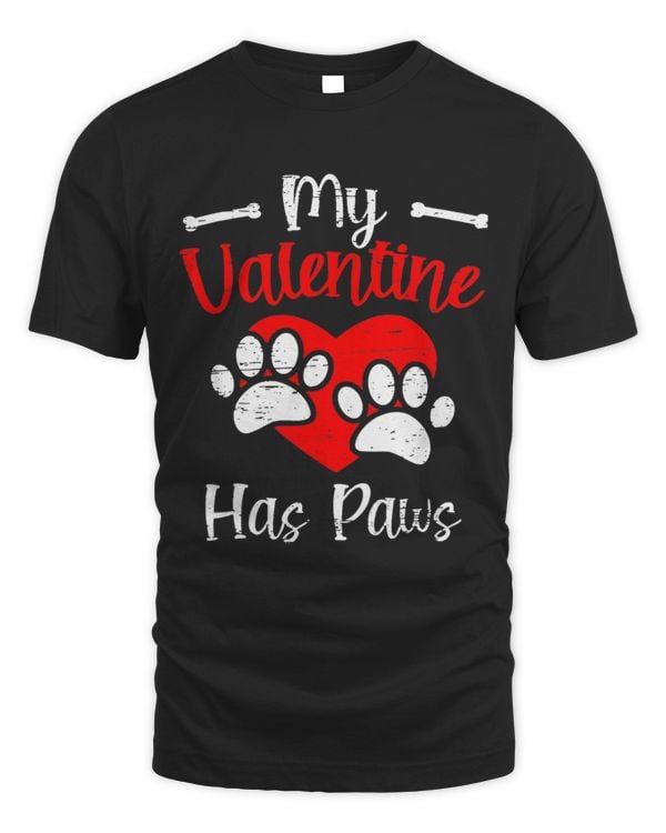 My Valentine Has Paws Dog Lover For A Valentines Day Couple 3 8