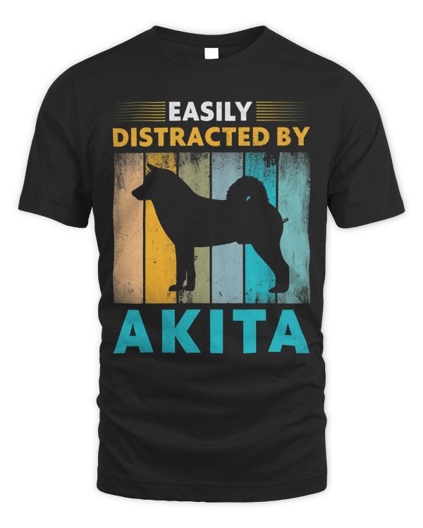 Akita Easily Distracted by Dogs