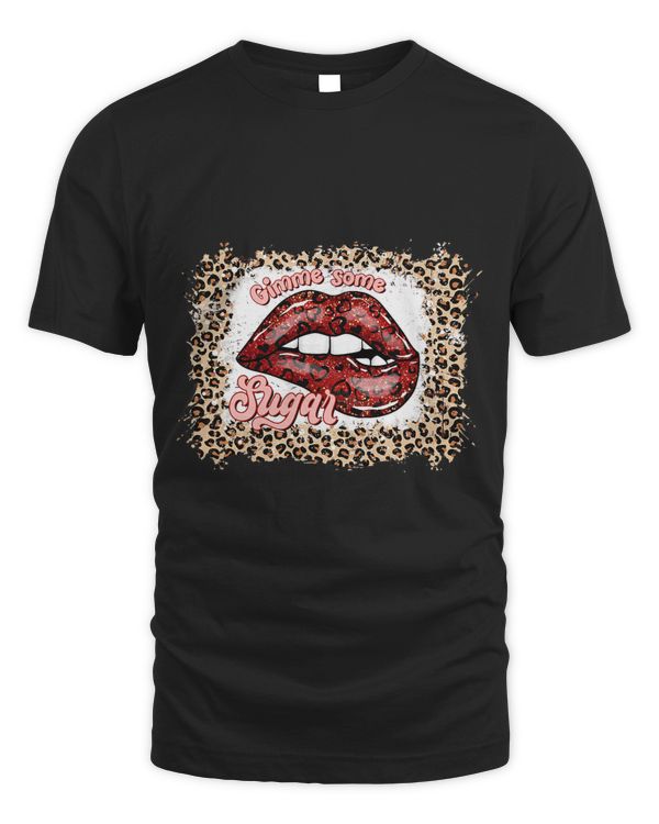 Gimme Some Sugar a Pink Red Funny Valentines Day Heart