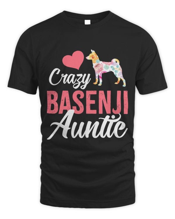 Crazy Basenji Auntie Funny Dog Auntie