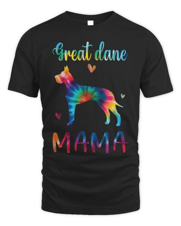 Great Dane Mama Tie Dye Dog Mom Mothers Day
