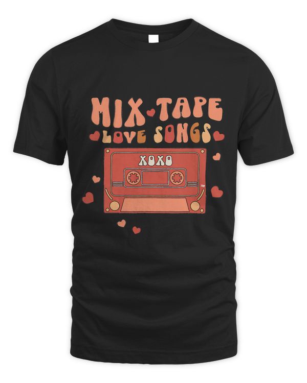 Retro Mixtape Love Song Cassette Happy Valentines Day