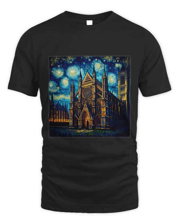 Surrealism Starry Night Westminster Abbey