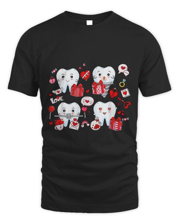 Cute Teeth Dental Life Happy Valentines Day Dentist