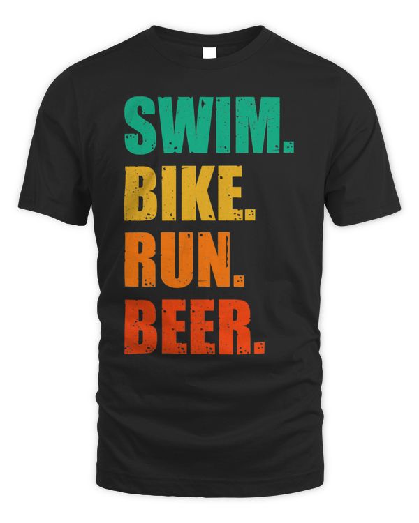Swim Bike Run Beer Running Swimming Cycling Triathlon Sport