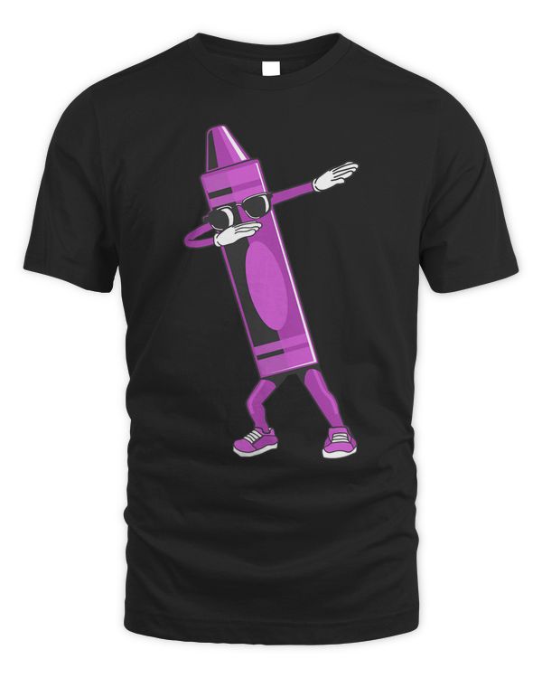 Dabbing pink crayon Pre K and school Dabbin Dance3