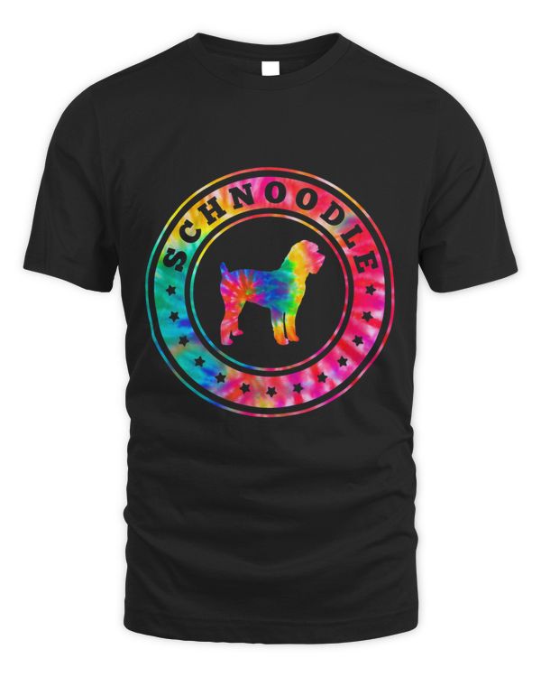 Tie Dye Schnoodle Dog Mom Dad Pet Lover