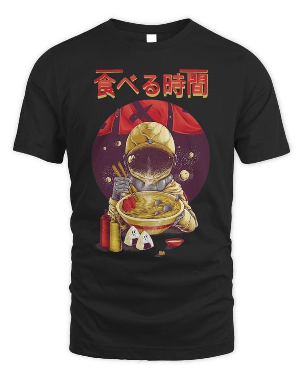 Ramen Astronaut Vintage Kawaii Otaku Japanese Noodles Gift
