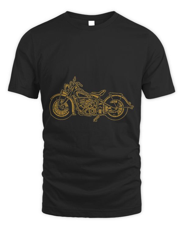 Retro American Vintage Style Motorcycle Distressed Design 63