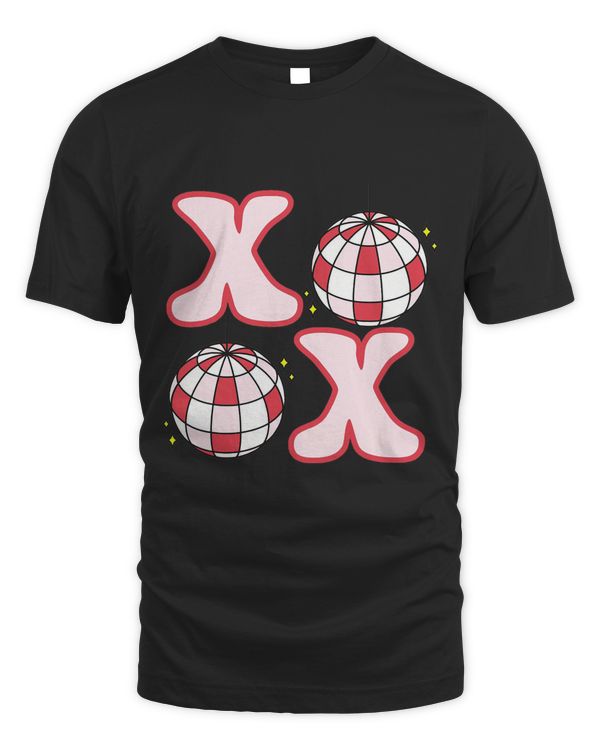 Retro Valentines Day XOXO Love Disco Heart Valentine