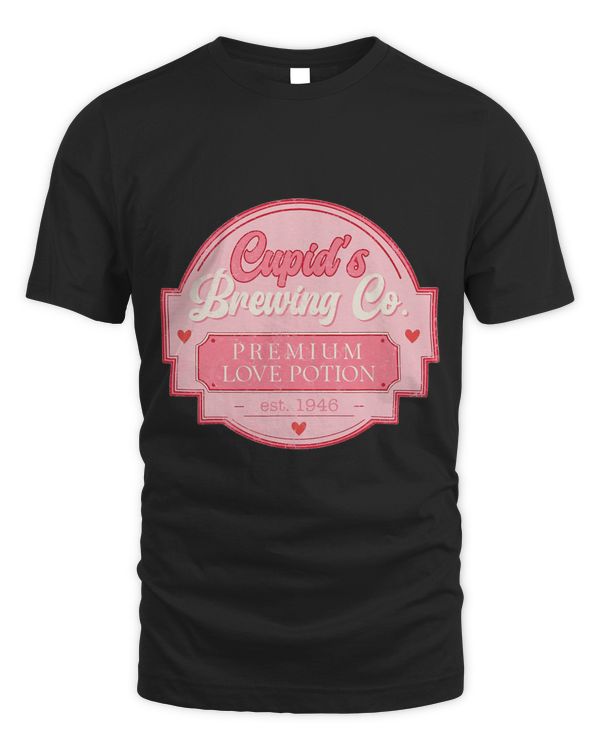 Retro Cupid’s Brewing Company Valentine’s Day Heart Pink