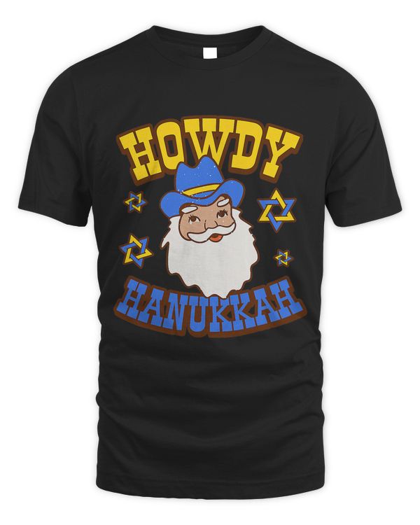 Howdy Hanukah Santa Happy Hanukkah Jewish Holiday