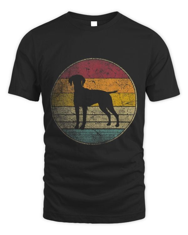 Vizsla Dog Pet Vintage Distressed Retro Style 70s 80s Gift