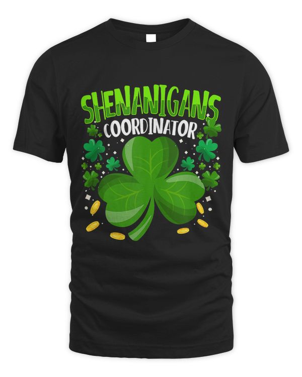Shenanigans Coordinator Matching Teacher St Patricks Day T-Shirt