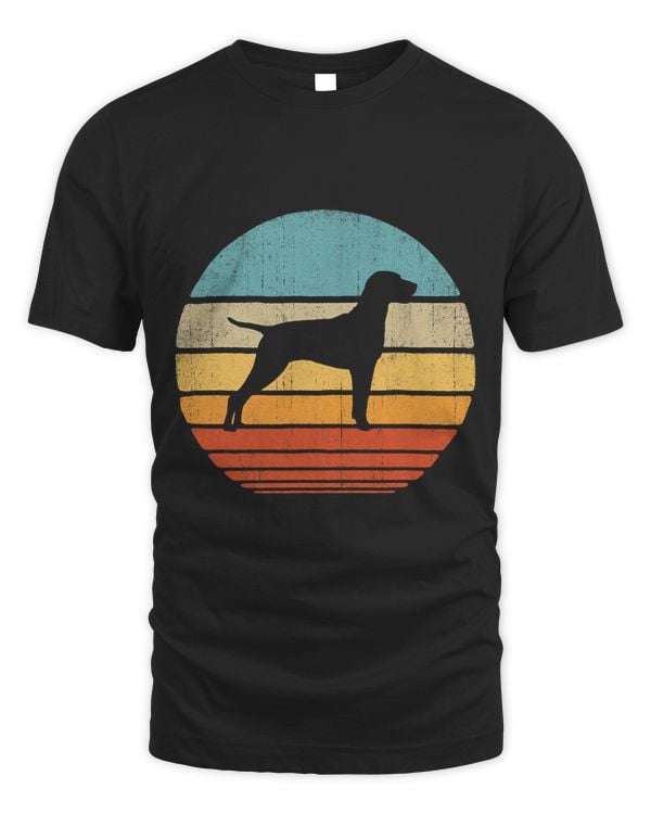 Vizsla Retro Vintage 60s 70s Sunset Dog Lovers Men Women