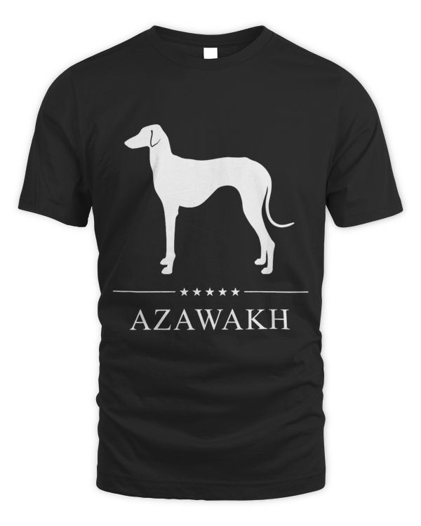 Azawakh Dog White Silhouette