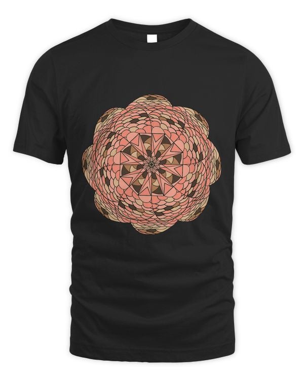 Boho Mandala in Pinks and Browns Hippy Mandala Pink And Tan