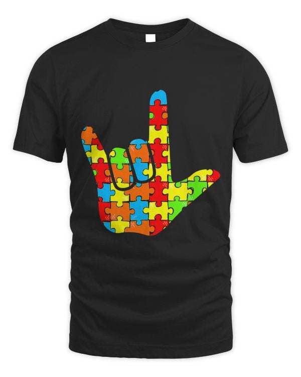 ASL Love Sign Language Autism Gift Awareness Support