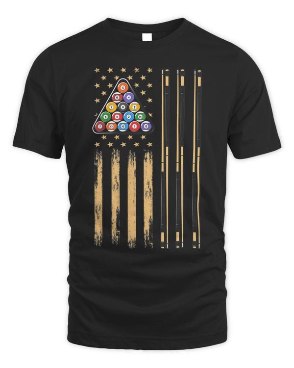 Billiard American Flag 8ball pool player billiard