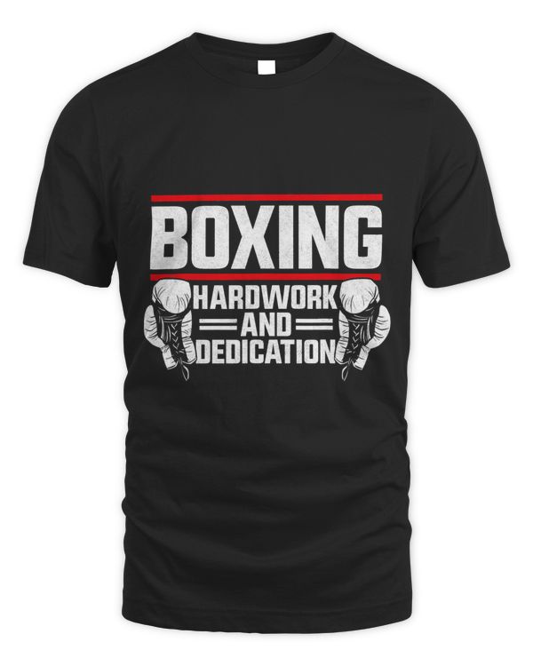 Boxing Vintage Boxing Hard Work And Dedication