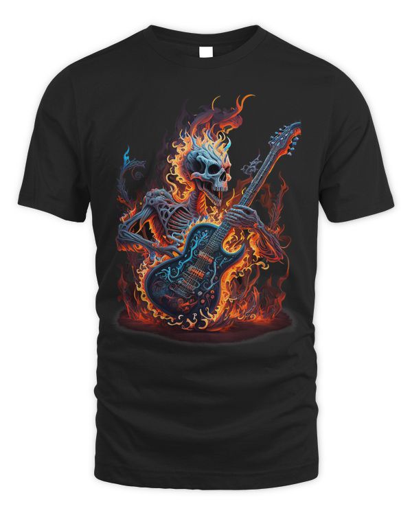 Burning Guitar A Fiery and Fearless Tribute