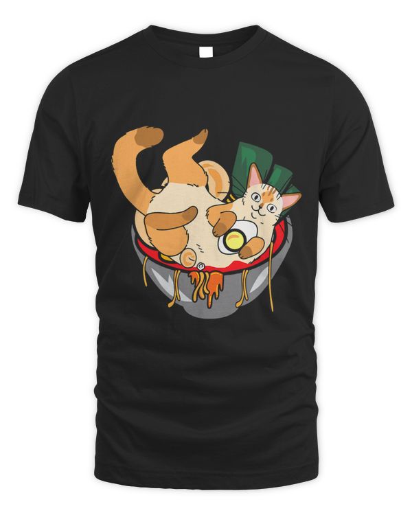 Cute Ramen and Cats Anime Noodle Japanese Ramen
