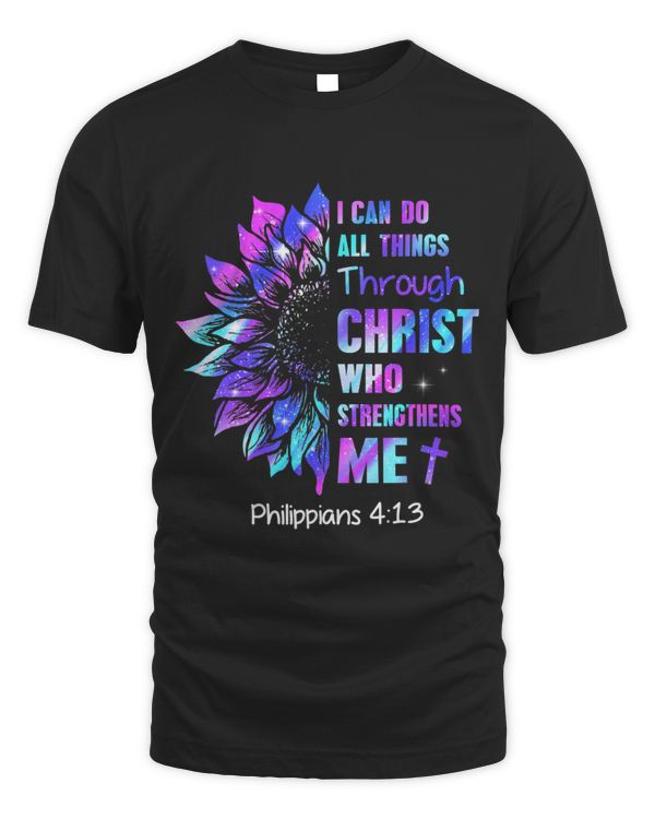 Best Do All Things Through Christs Strengthen Sunflower