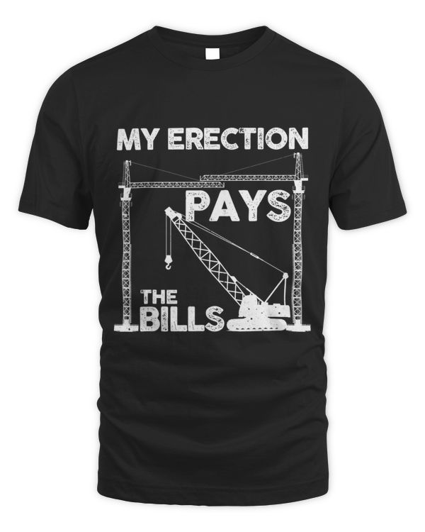 Crane Operator Design Men Dad Funny Construction Building 1