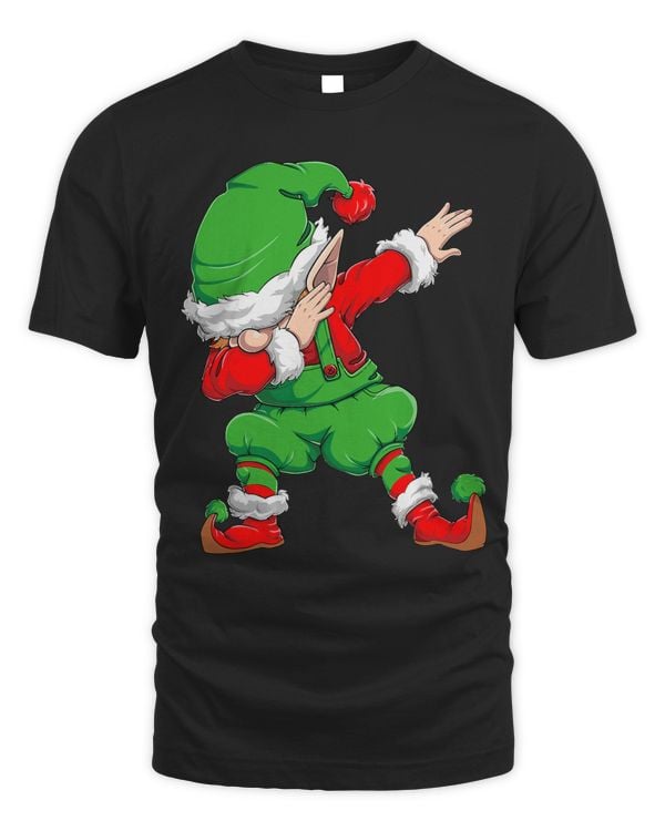Christmas Dabbing Elf Squad Xmas Dab Kids Family Matching