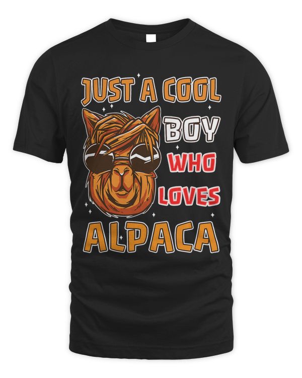 Cool boy cute alpaca mammal llama lama pacos farmland farm
