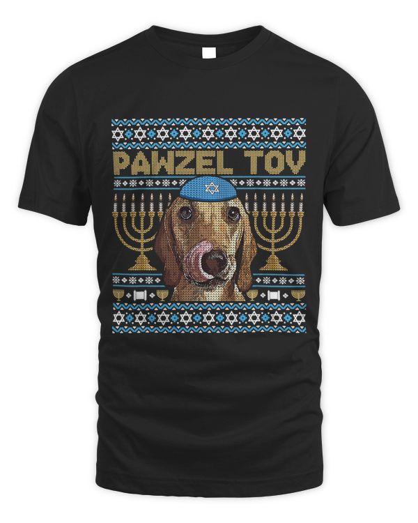 Pawzel Tov Jewish Azawakh Dog Funny Hanukkah